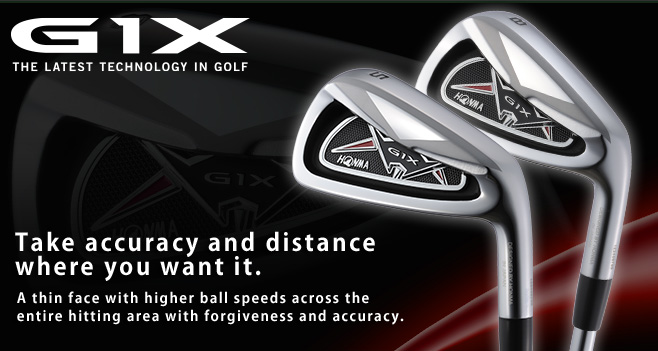 G1X THE LATEST TECHNOLOGY IN GOLF:Take accuracy and distance where you want it. G1X IRON
