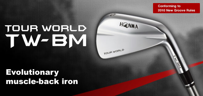 Presenting HONMA’s triple-powered, evolutionary muscle-back iron